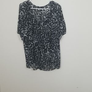 Plus size 2X button up blouse